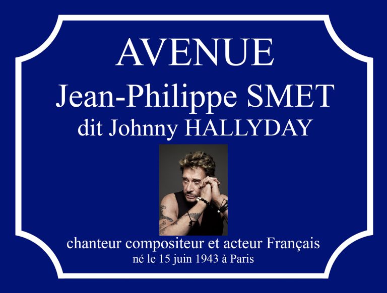 avenue Johnny Hallyday