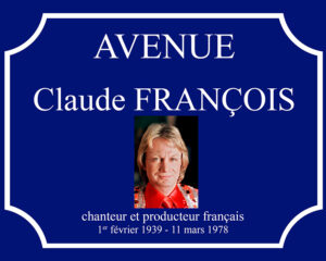 Plaque Claude François