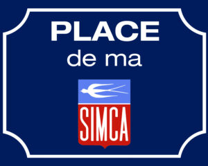 Plaque Simca