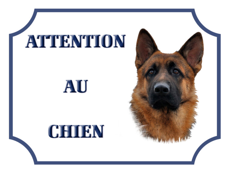plaque Berger Allemand