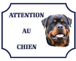 plaque Rotweiller