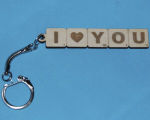 Porte-clés prénoms scrabble