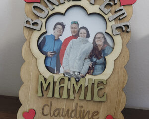 Cadre Photo Prestige « Cœur d&rsquo;Or »