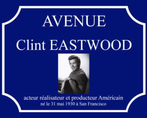 Plaque Clint Eastwood